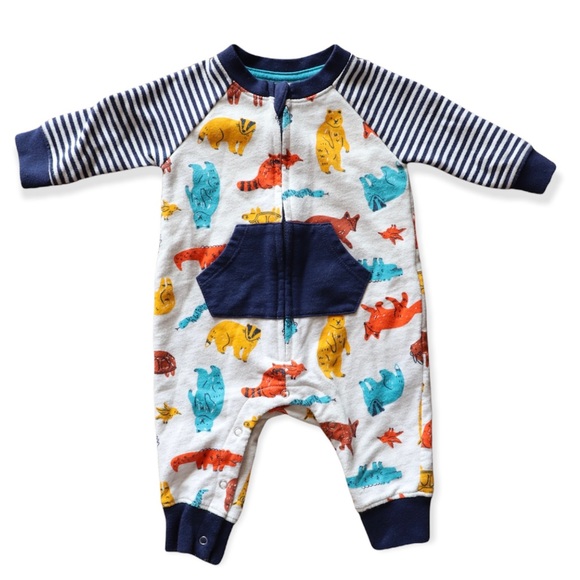 Cat & Jack - Wildlife One Piece (0-3M) - Picture 1 of 4